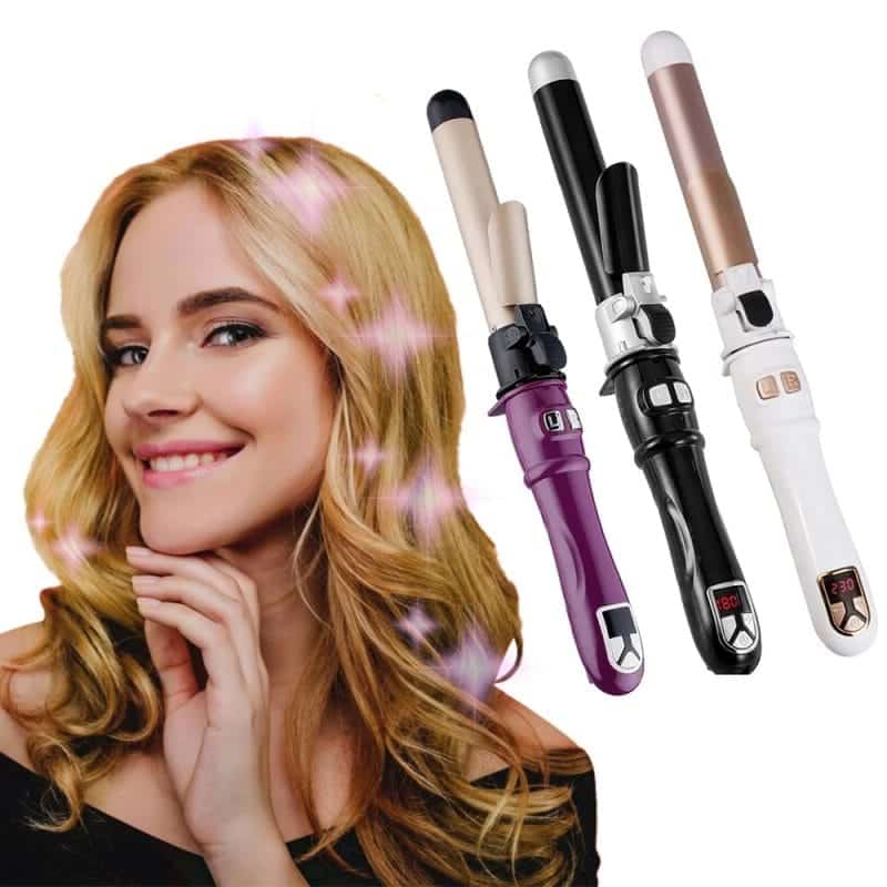 Rotating Curling Iron Curling Wand Automatic Hair Curler 30s Instant Heat Auto Hair Waver Hair Styling Irons